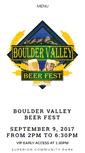 Mobile Screenshot of bouldervalleybeerfest.com